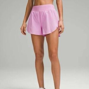Lululemon Fast and Free Reflective High-Rise Classic-Fit Short 3" Dahlia Mauve